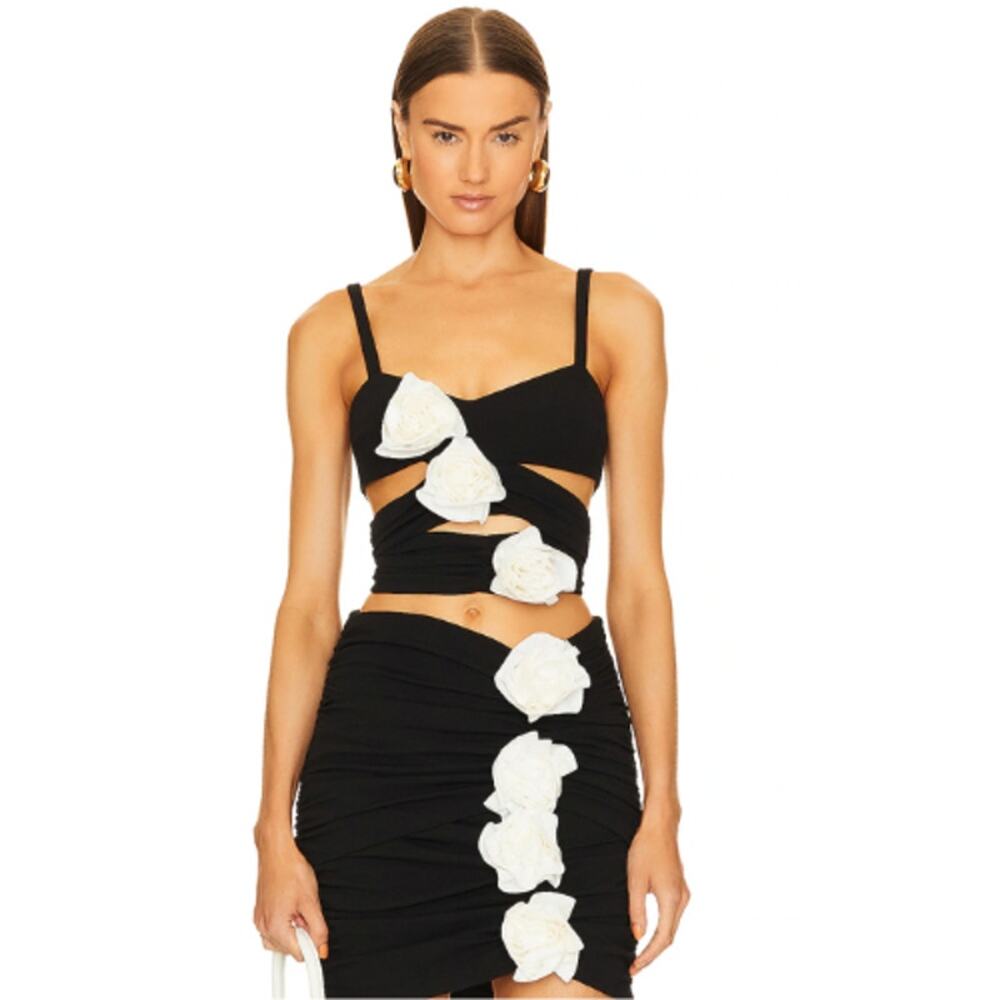 Atoir Dj Vu Crop Top in Black NWOT Size Large